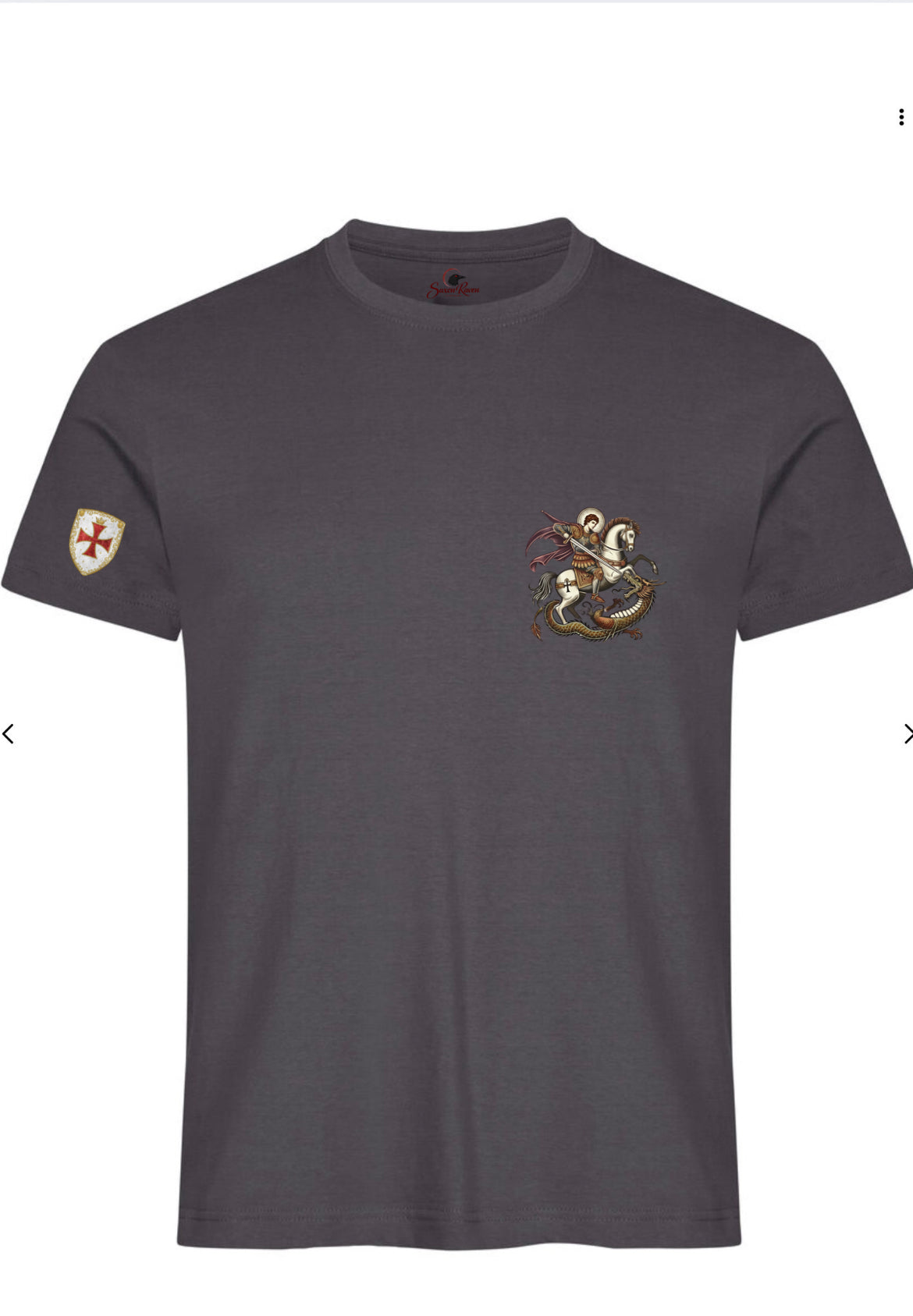 100% ring spun cotton T-shirt from SaxonRaven clothing.