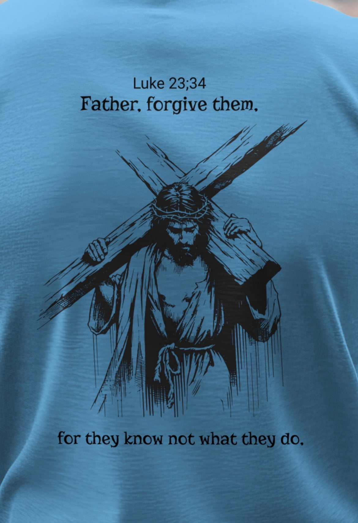Luke 23;34 jesus carrying the cross