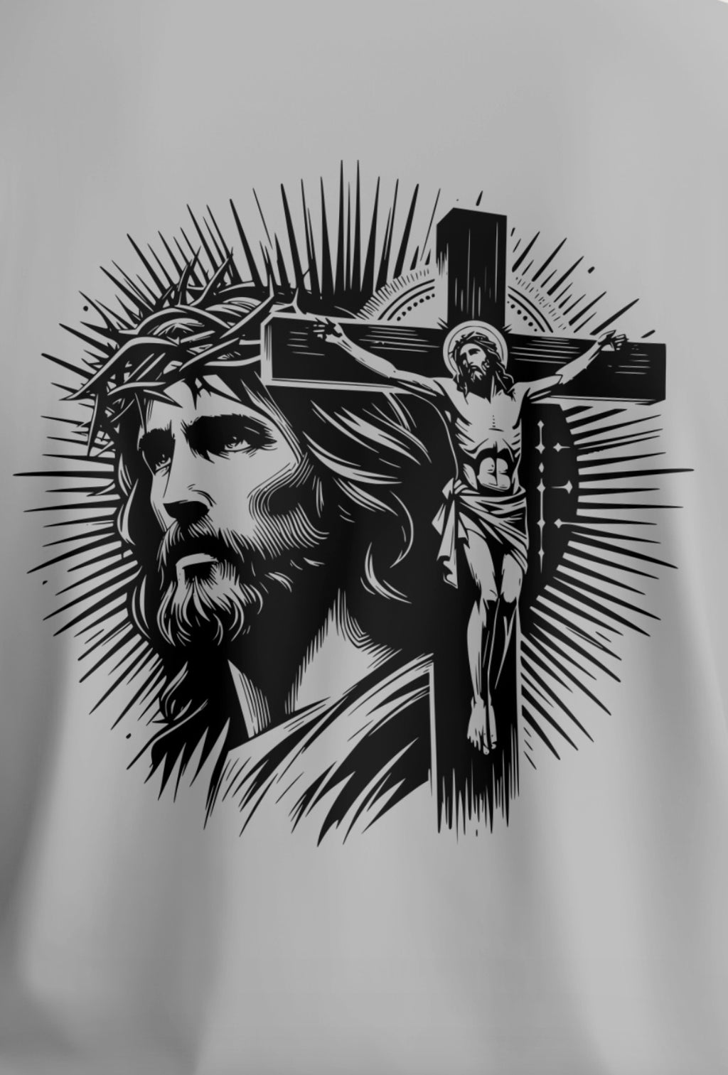 Jesus crucified collage.
