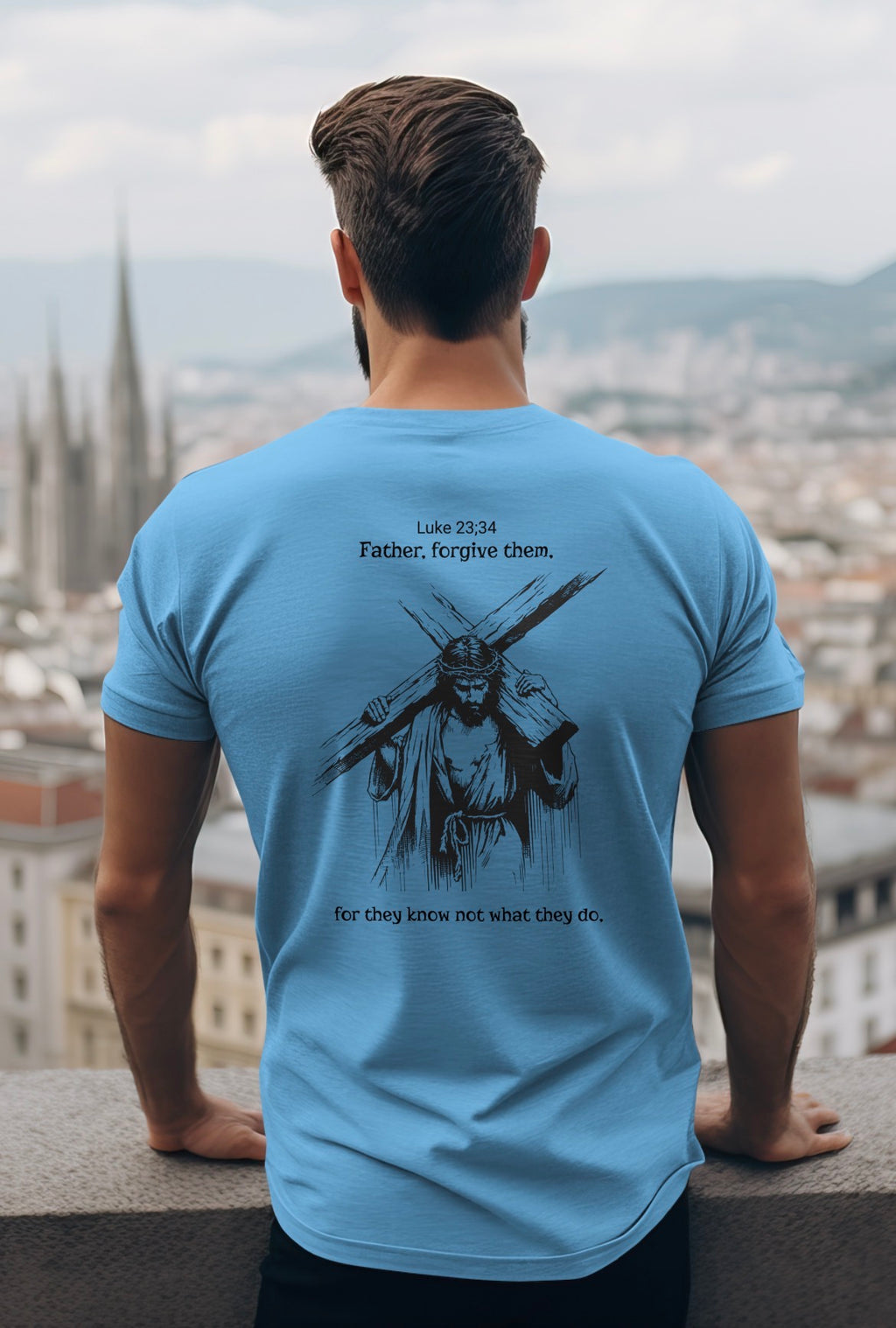 Luke 23;34 jesus carrying the cross