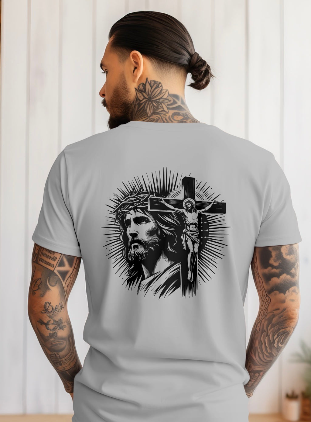 Jesus crucified collage.