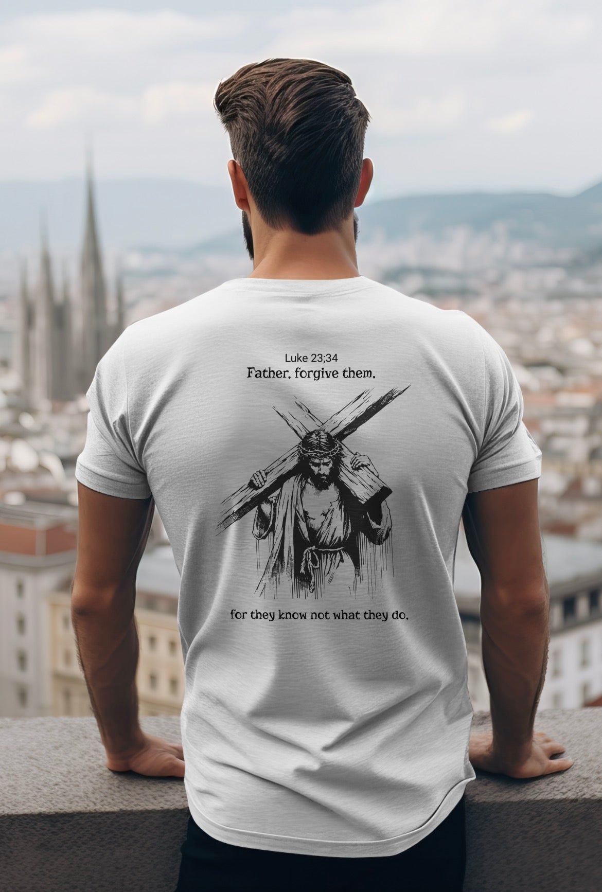 Luke 23;34 jesus carrying the cross