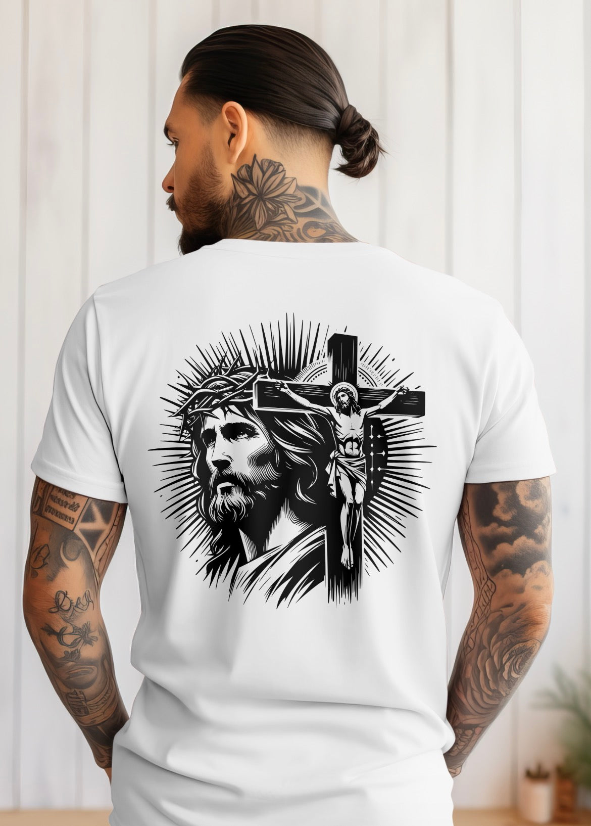 Jesus crucified collage.